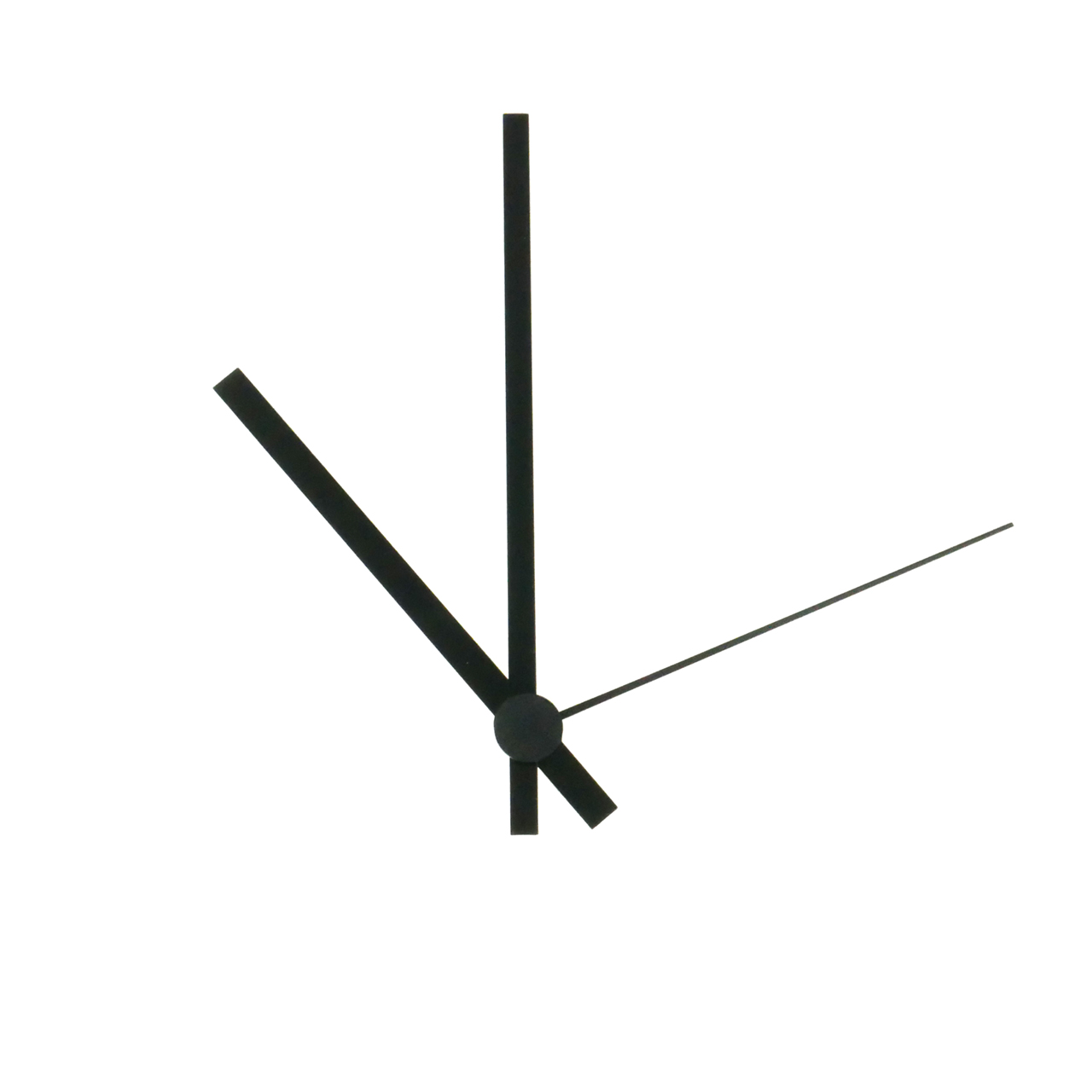 Metallzeigersatz schwarz 95/72 mm Metallzeigersatz schwarz 95/72 mm