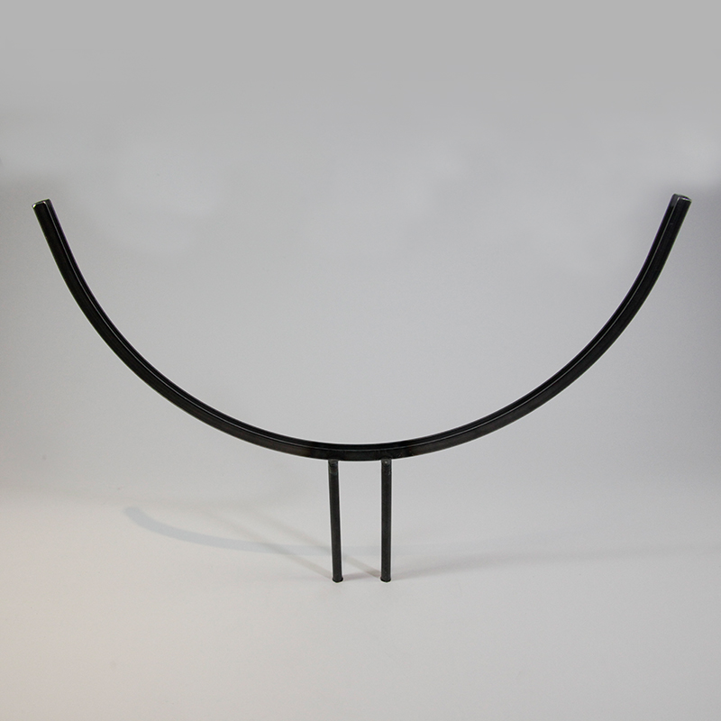 Glashalter kurz, halbrund für 40cm Glas Glashalter kurz, halbrund für 40cm Glas