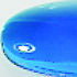 Glasstein Muggel 15mm aquamarin