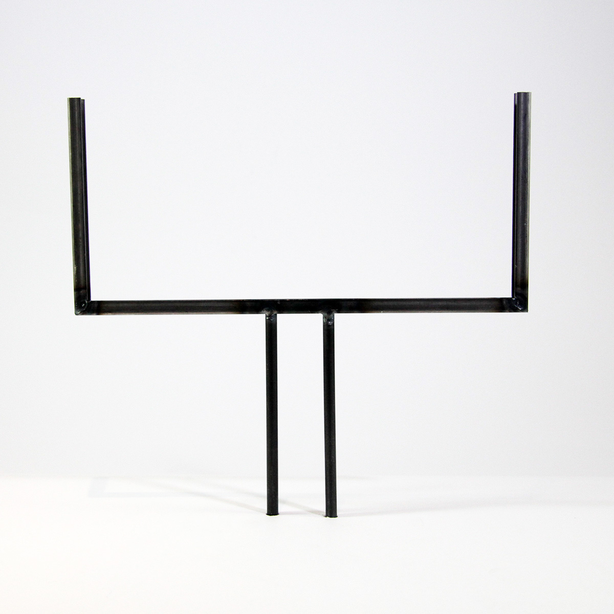 Glashalter kurz, Edelstahl rechteckig für 30cm Glas Glashalter kurz, Edelstahl rechteckig für 30cm Glas