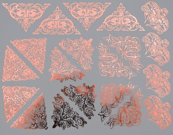 Fusing Decal Dreiecke Kupfer Fusing Decal Dreiecke Kupfer