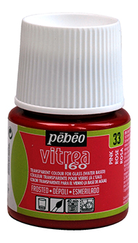 Glasfarbe Pebeo Vitrea160 Rosa 33 Glasfarbe Pebeo Vitrea160 Rosa 33