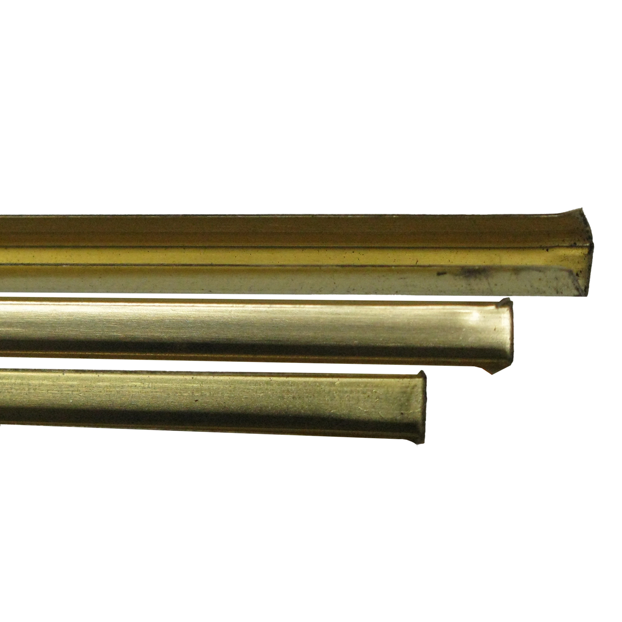 Messingblech U-Form ca. 3x3 mm, ca. 1,8 m Messingblech U-Form ca. 3x3 mm, ca. 1,8 m