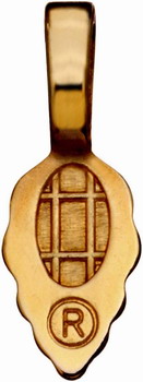 Schmuckhalter vergoldet 8x21mm Schmuckhalter vergoldet 8x21mm