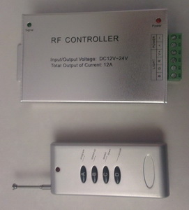 RGB-controller with remote, 4 buttons RGB-controller with remote, 4 buttons