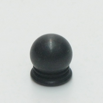 Endknopf TROPFEN rund braun Endknopf TROPFEN rund braun