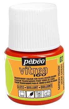 Glasfarbe Pebeo Vitrea160 Safran 02 Glasfarbe Pebeo Vitrea160 Safran 02