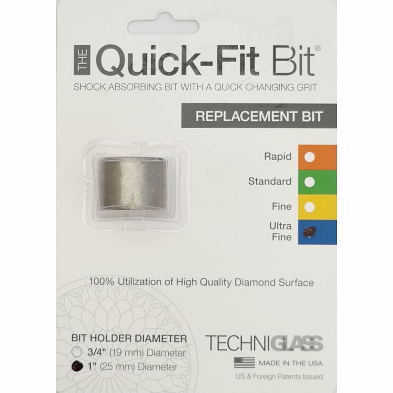 Quick-Fit Schleifring 25mm ultra fein Quick-Fit Schleifring 25mm ultra fein