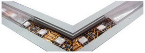 Alu-Profil, WD03, Abdeckung klar od. opal, 2 Meter