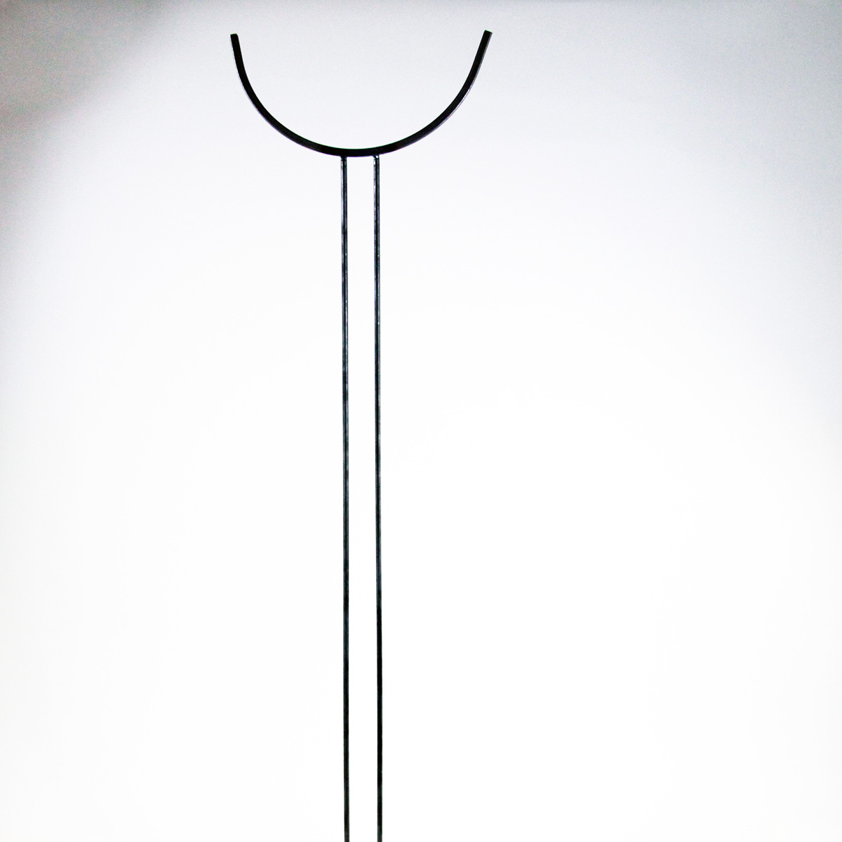 Glashalter lang, Edelstahl halbrund für 30cm Glas Glashalter lang, Edelstahl halbrund für 30cm Glas