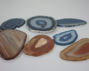 Agate Slices mixed 8-10cm Agate Slices mixed 8-10cm