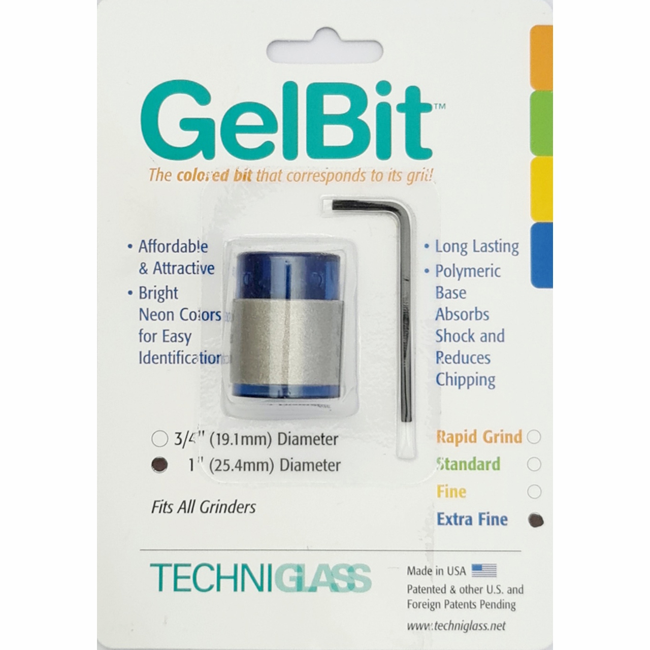 GelBit Schleifkopf 25mm extra fein GelBit Schleifkopf 25mm extra fein