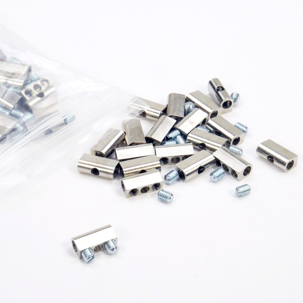 Seilklemme mit 2 Schrauben, VE=50Stk Seilklemme mit 2 Schrauben, VE=50Stk