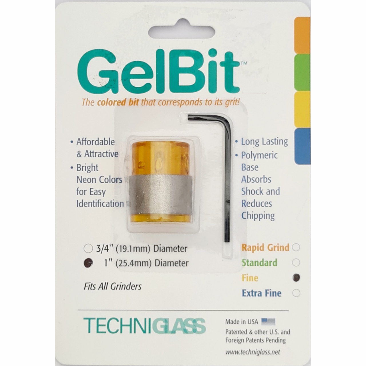 GelBit Schleifkopf 25mm fein GelBit Schleifkopf 25mm fein