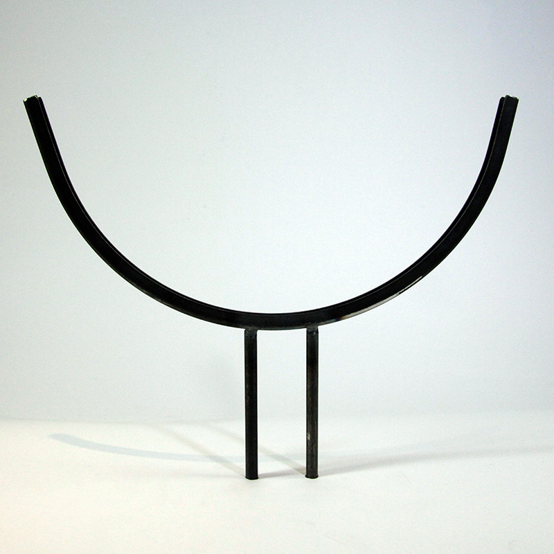 Glashalter kurz, halbrund für 30cm Glas Glashalter kurz, halbrund für 30cm Glas