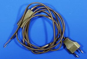 Cord 2way with plug/switch gold Cord 2way with plug/switch gold