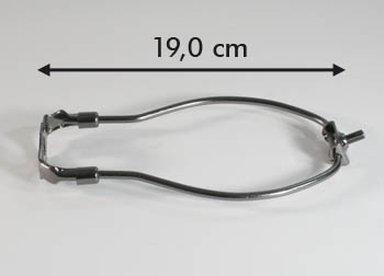 Harfe brüniert 7,5" 19,0cm Harfe brüniert 7,5" 19,0cm