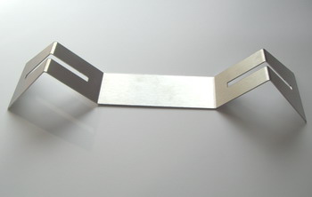 Glashalter Edelstahl geschliffen, 57x380mm Glashalter Edelstahl geschliffen, 57x380mm