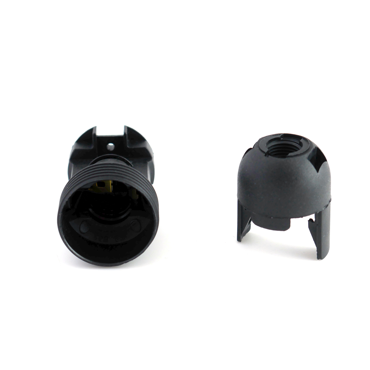 Socket E 14 synthetic black Socket E 14 synthetic black