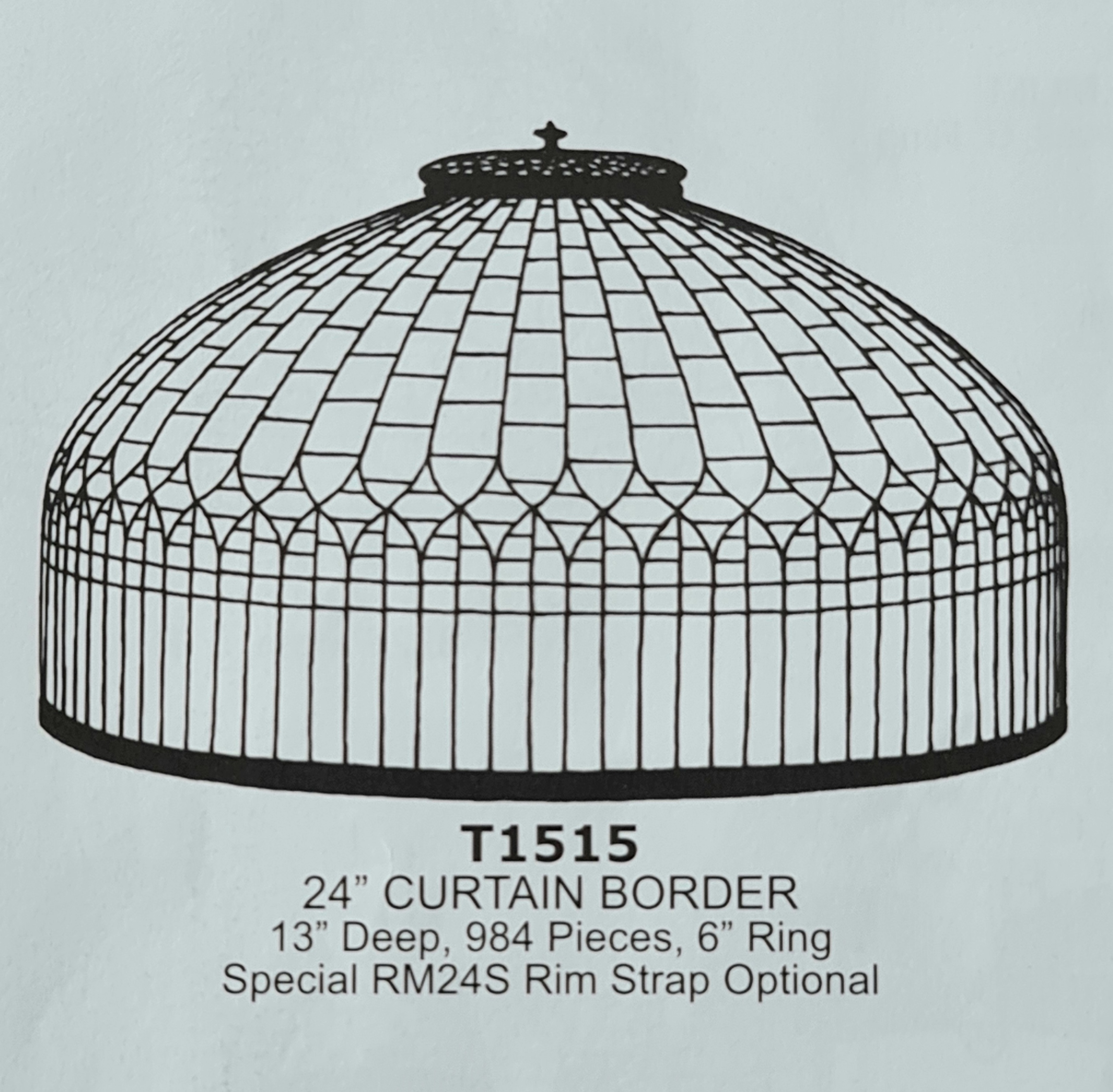 ODYSSEY Lampenform 61 cm Curtain Border T1515 ODYSSEY Lampenform 61 cm Curtain Border T1515
