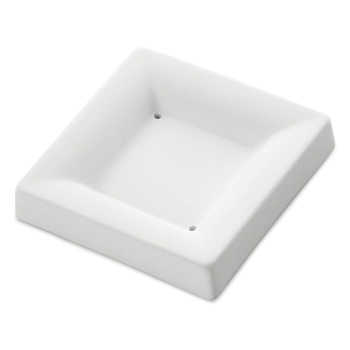 Fusingform 8x8x1cm Quadrat leichte Kurve I Fusingform 8x8x1cm Quadrat leichte Kurve I