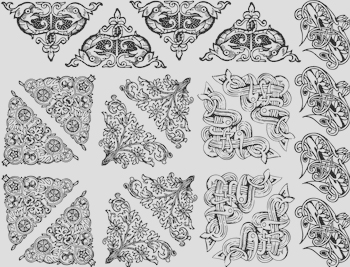 Fusing Decal Dreiecke Silber Fusing Decal Dreiecke Silber