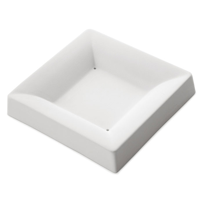 Fusingform 12x12x2cm Quadrat leichte Kurve II Fusingform 12x12x2cm Quadrat leichte Kurve II