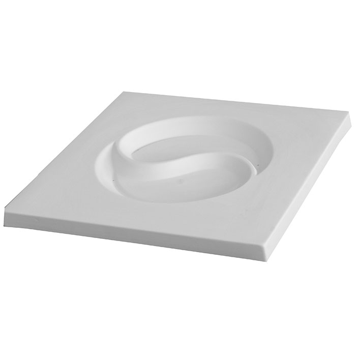 Fusingform 35x35x2cm Schale Yin & Yang