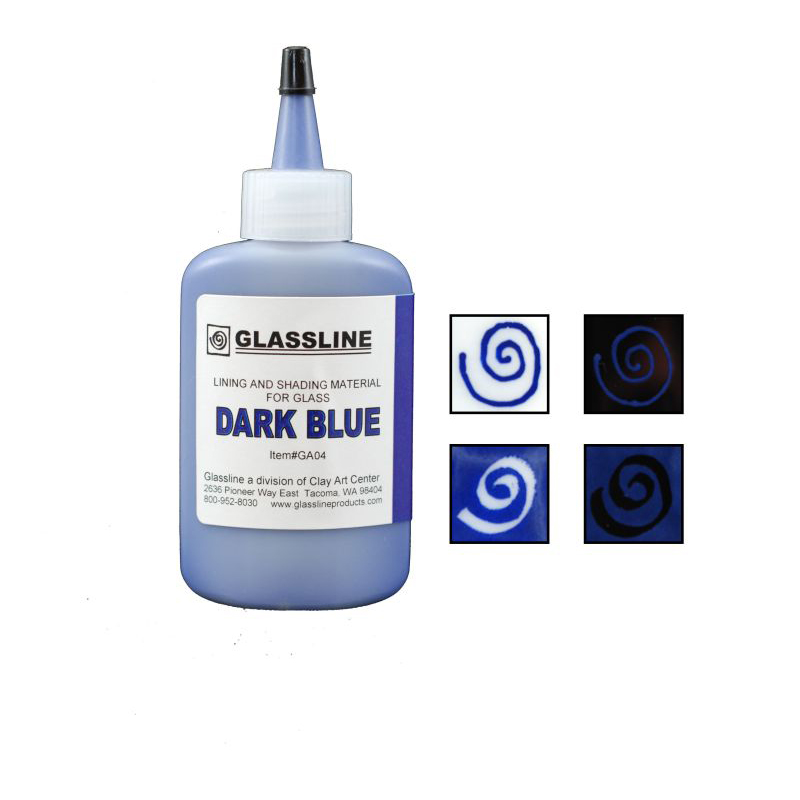 Glassline Farbstift GA04 dunkel blau 56g Glassline Farbstift GA04 dunkel blau 56g