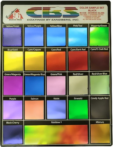 Dichroic S1009 schwarz Mustersatz einfarbig AK96 Dichroic S1009 schwarz Mustersatz einfarbig AK96