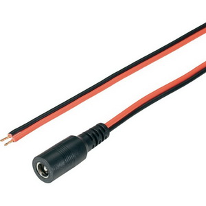 LED-DC-Kabel m. Buchse 2m-2,1/5,5/9,5 mm