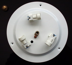 Ceiling fixture E 14 3-light Ceiling fixture E 14 3-light