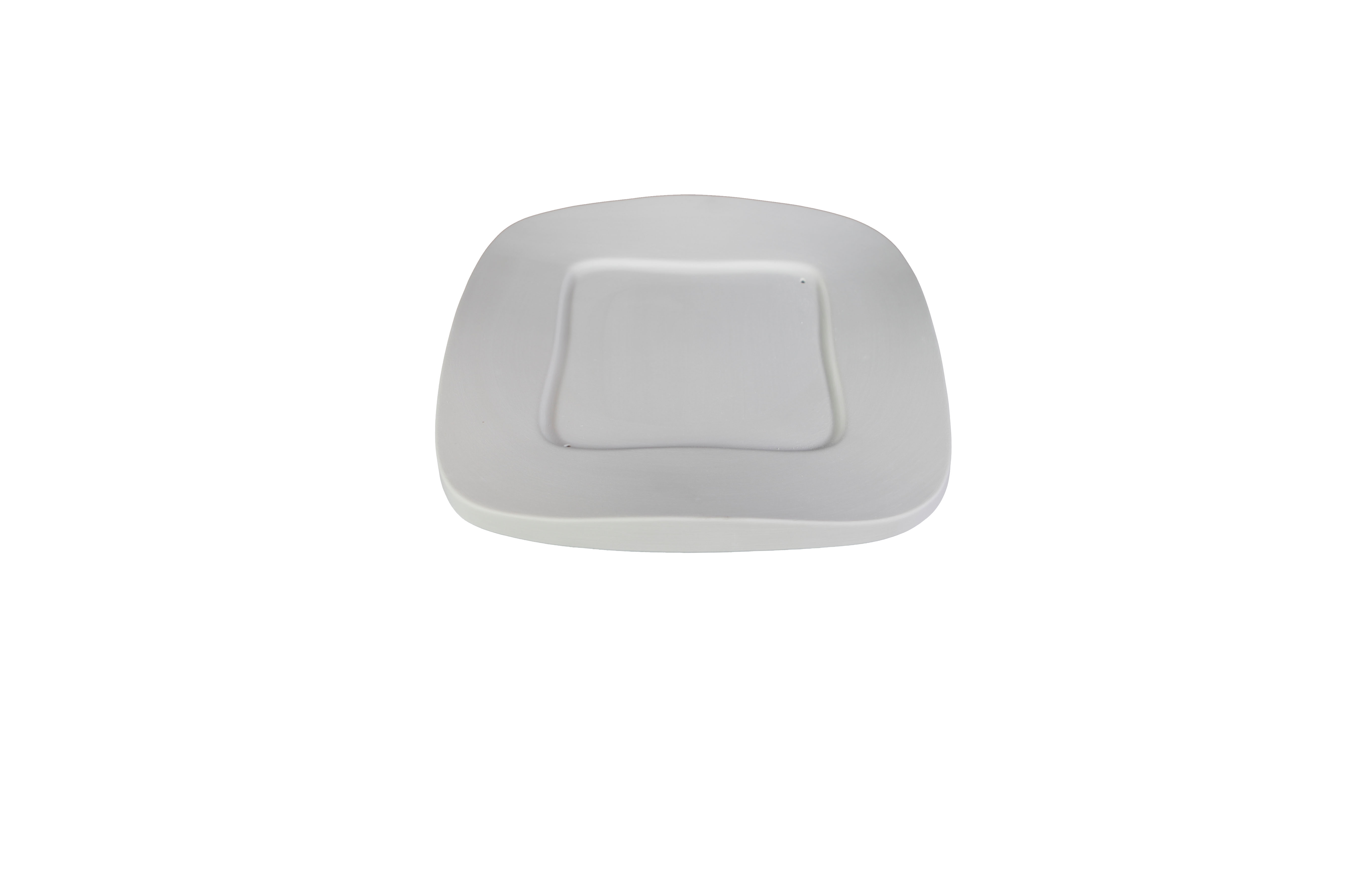 Fusingform 21x21x1cm Quadrat Welle mittel
