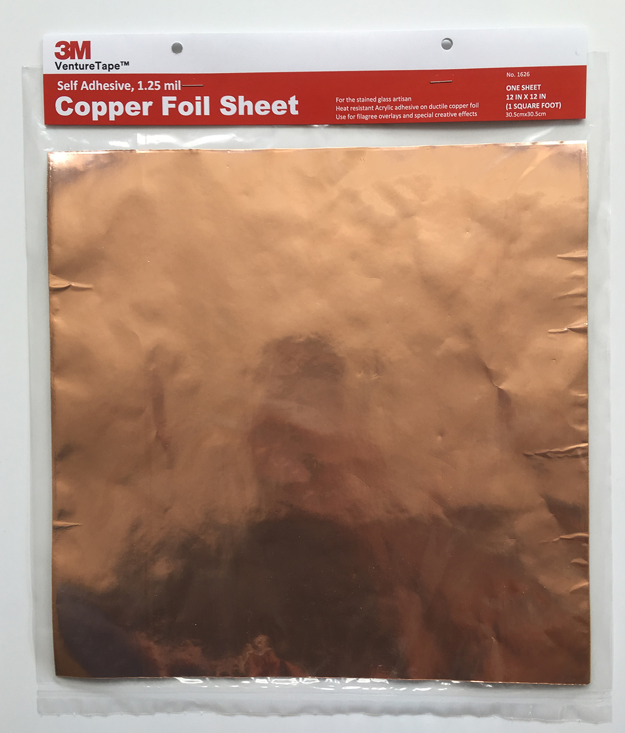 VENTURE TAPE Copper Foil copper sheet 12x12" VENTURE TAPE Copper Foil copper sheet 12x12"