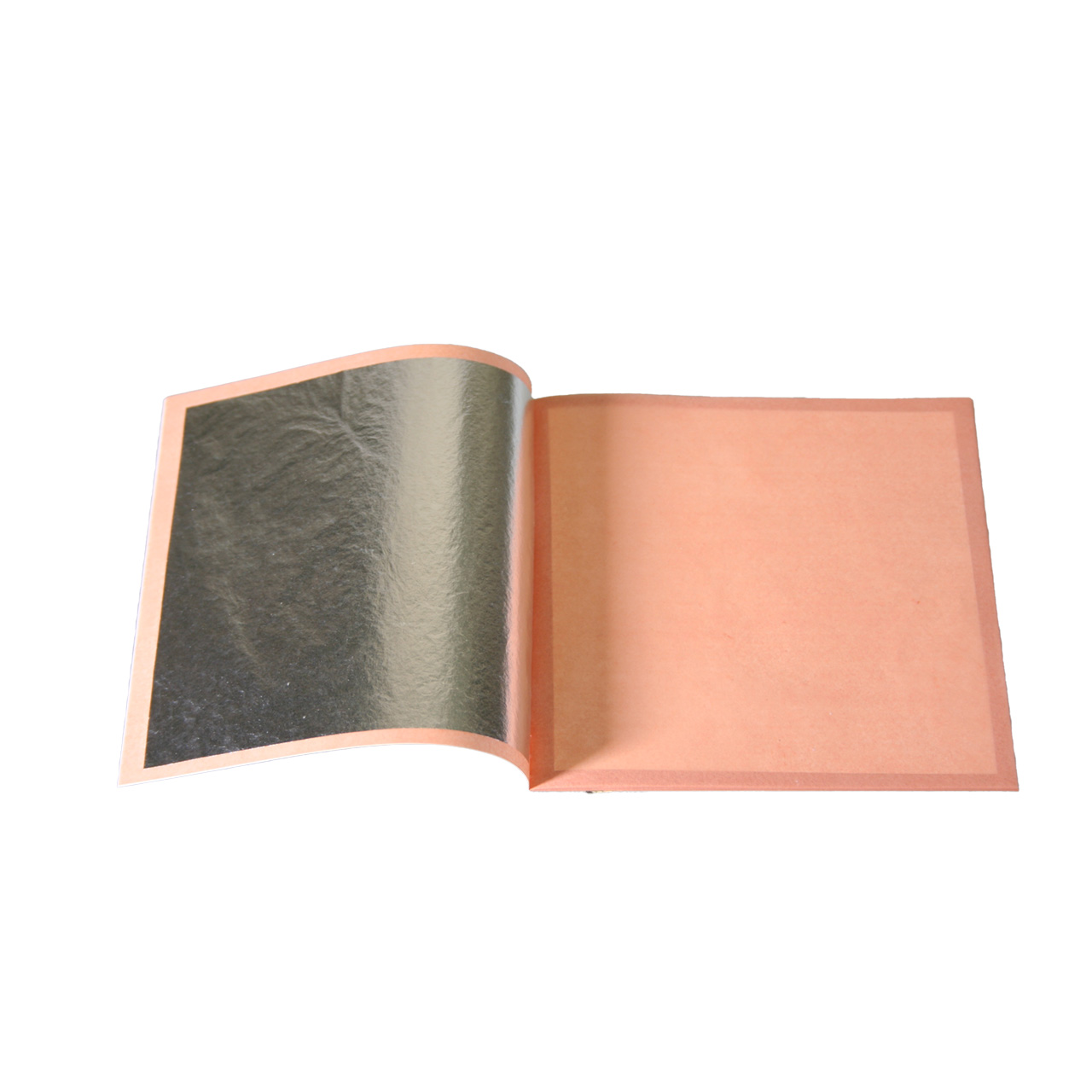Echtes Blattsilber, 95 x 95 mm Echtes Blattsilber, 95 x 95 mm
