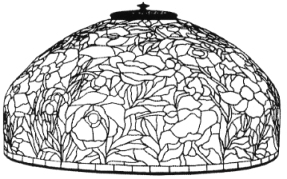 ODYSSEY Lampenform 66 cm Oriental Poppy T1902 ODYSSEY Lampenform 66 cm Oriental Poppy T1902