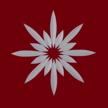 Friesecke 12x12cm Star rot