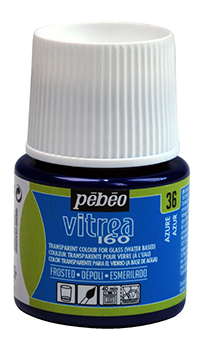 Glasfarbe Pebeo Vitrea160 Azur 36 Glasfarbe Pebeo Vitrea160 Azur 36