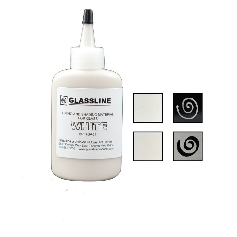 Glassline Farbstift GA01 weiss 56g Glassline Farbstift GA01 weiss 56g