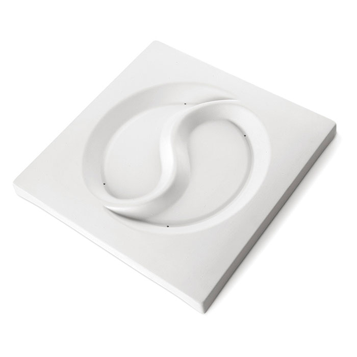 Fusingform 28x28x2cm Schale Yin & Yang klein