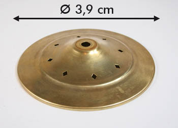Kappe mit Rauten d: 3,9cm Kappe mit Rauten d: 3,9cm
