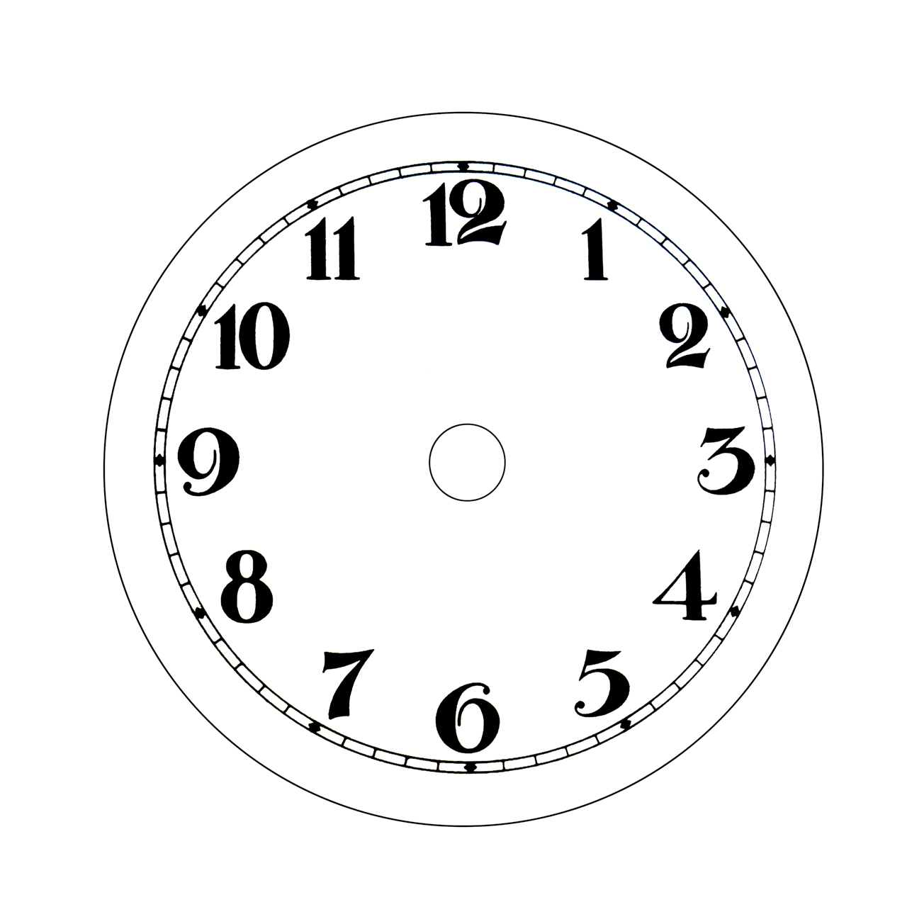 Ziffernblatt Katzen-Uhr weiß Ziffernblatt Katzen-Uhr weiß