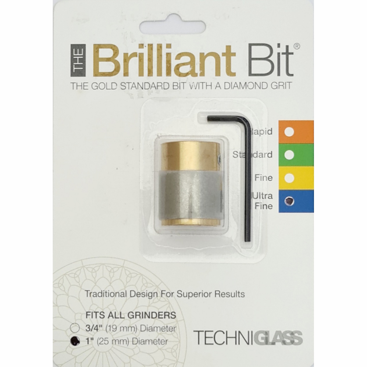 Brilliant Bit Schleifkopf 25mm ultra fein Brilliant Bit Schleifkopf 25mm ultra fein