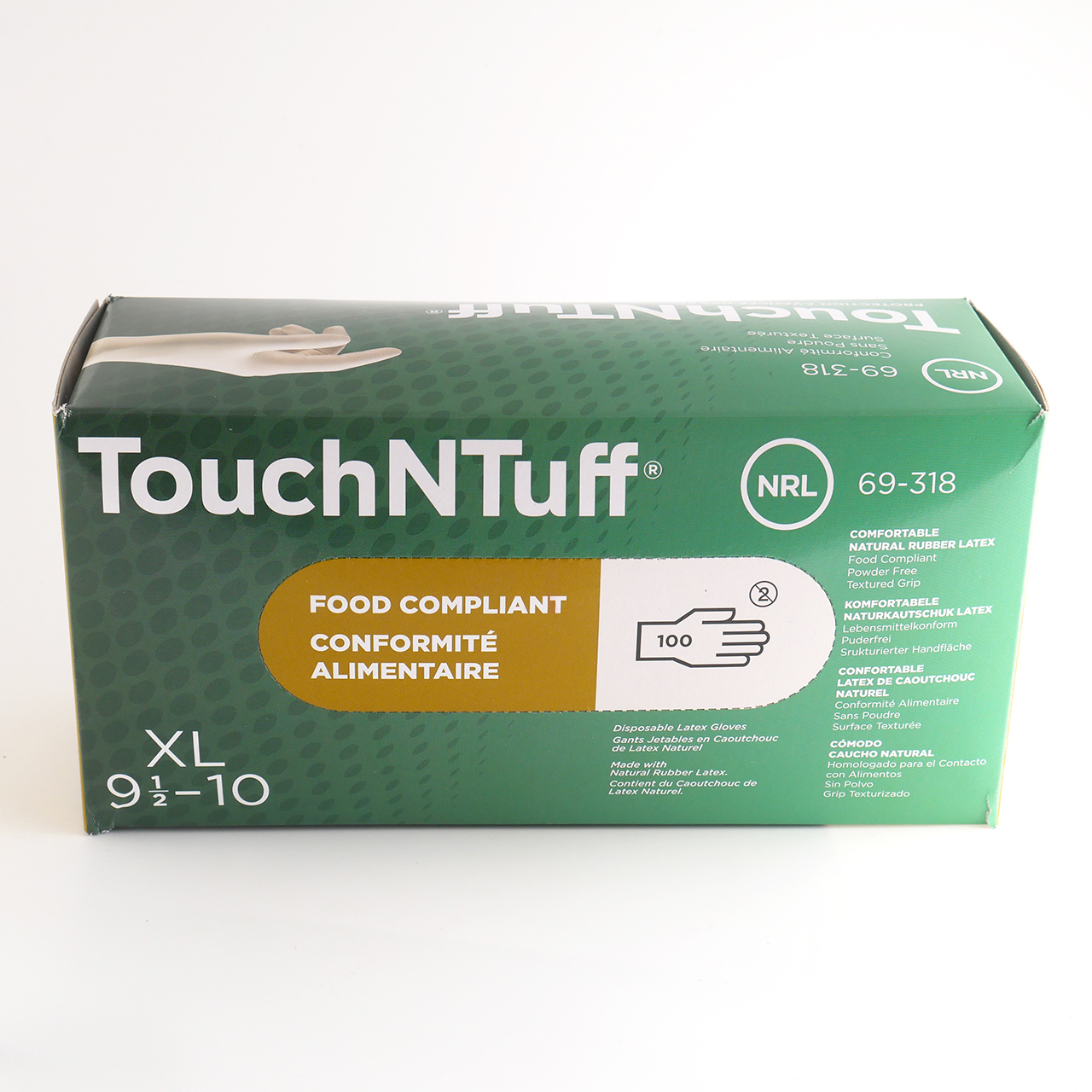 Single-use disposable Latex Gloves powder-free 100 pcs size L Single-use disposable Latex Gloves powder-free 100 pcs size L