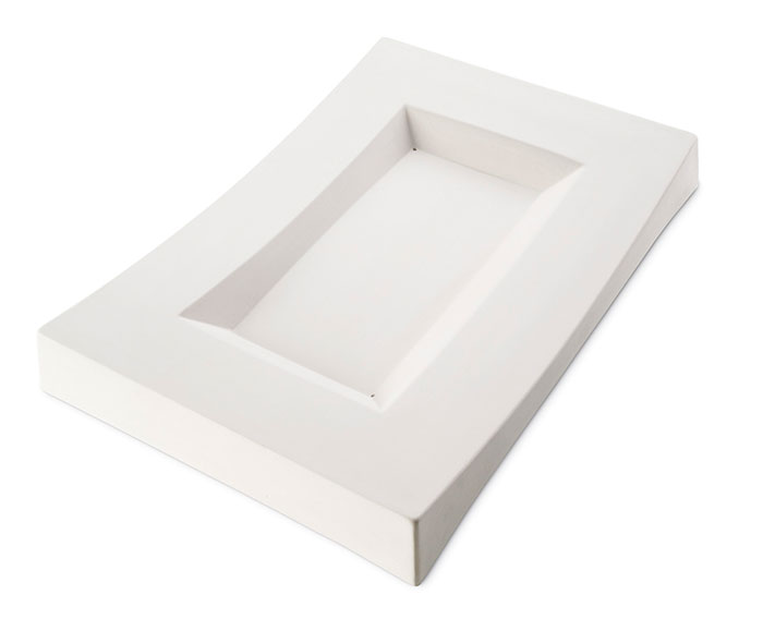 Fusingform 39x23x3cm Schale konkav