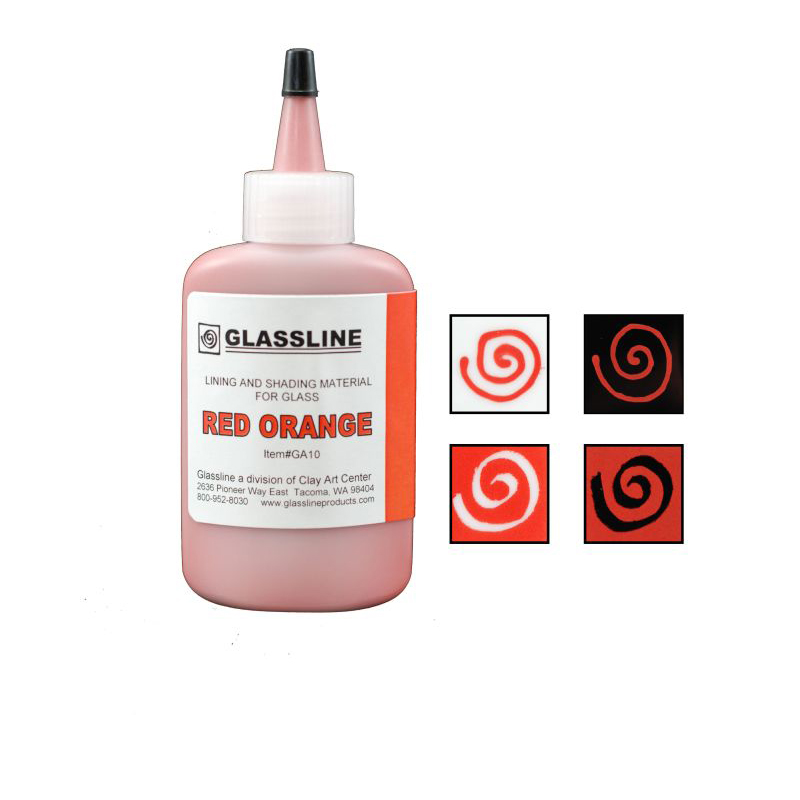 Glassline Farbstift GA10 rot orange 56g Glassline Farbstift GA10 rot orange 56g