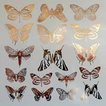 Fusing Decal kleine Schmetterlinge Gold Fusing Decal kleine Schmetterlinge Gold