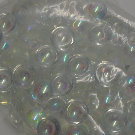 Glasstein Muggel 12mm klar iri