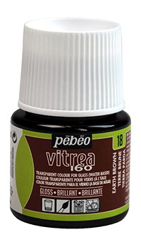Glasfarbe Pebeo Vitrea160 Braune Erde 18 Glasfarbe Pebeo Vitrea160 Braune Erde 18