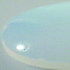 Glasstein Muggel 15mm weißopal